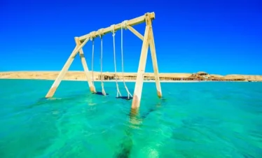 Türkises Wasser der Orange Bay